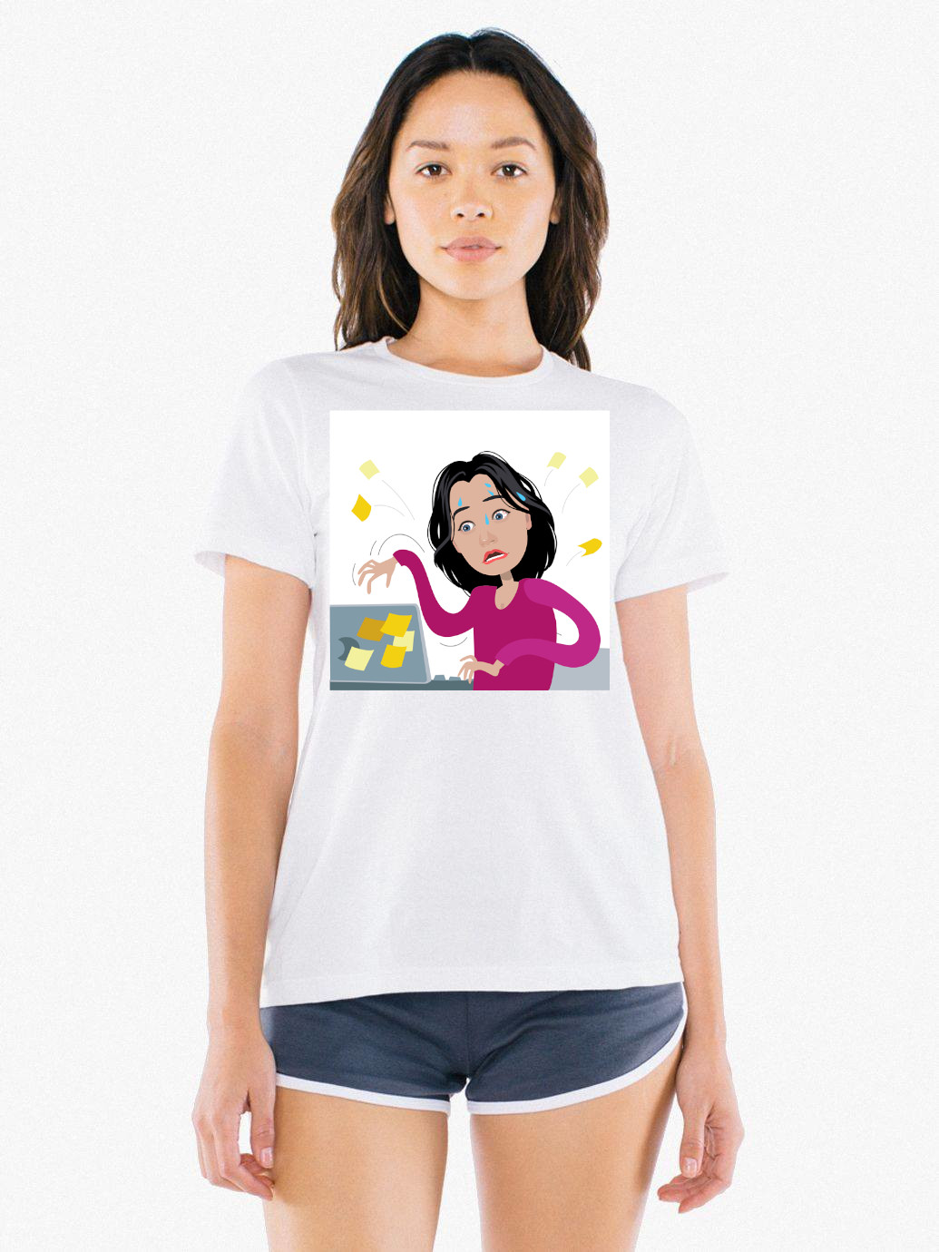 keyboard t shirt girl